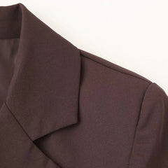 HEARUJOY  -  Casual Lapel Blazer Jacket Lapel Jacket Casual Jacket 72-74.5 Cm Women Blazer Brand New Condition Cuff Buttons Design