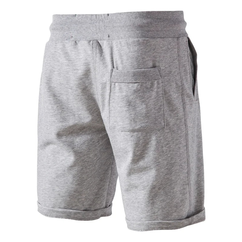 Hearujoy Brand Cotton Mens Shorts Solid Color Embroidery Casual Shorts Men New Summer Fashion High Quality Cargo Shorts Men