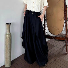 HEARUJOY  -  XS-5XL Y2k Irregular Skirt Pants Gothic Dark  Multi-Layer Casual Pants Genderless Streetwear Fashion Youth Wide-Leg Pants Unisex