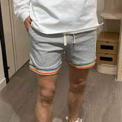 HEARUJOY  -  Shorts for Men Sweat Drawstring Joggers Sports Summer New in Pant 2025 Casual Xl Fashion Personalizate No Logo Man Short Pants