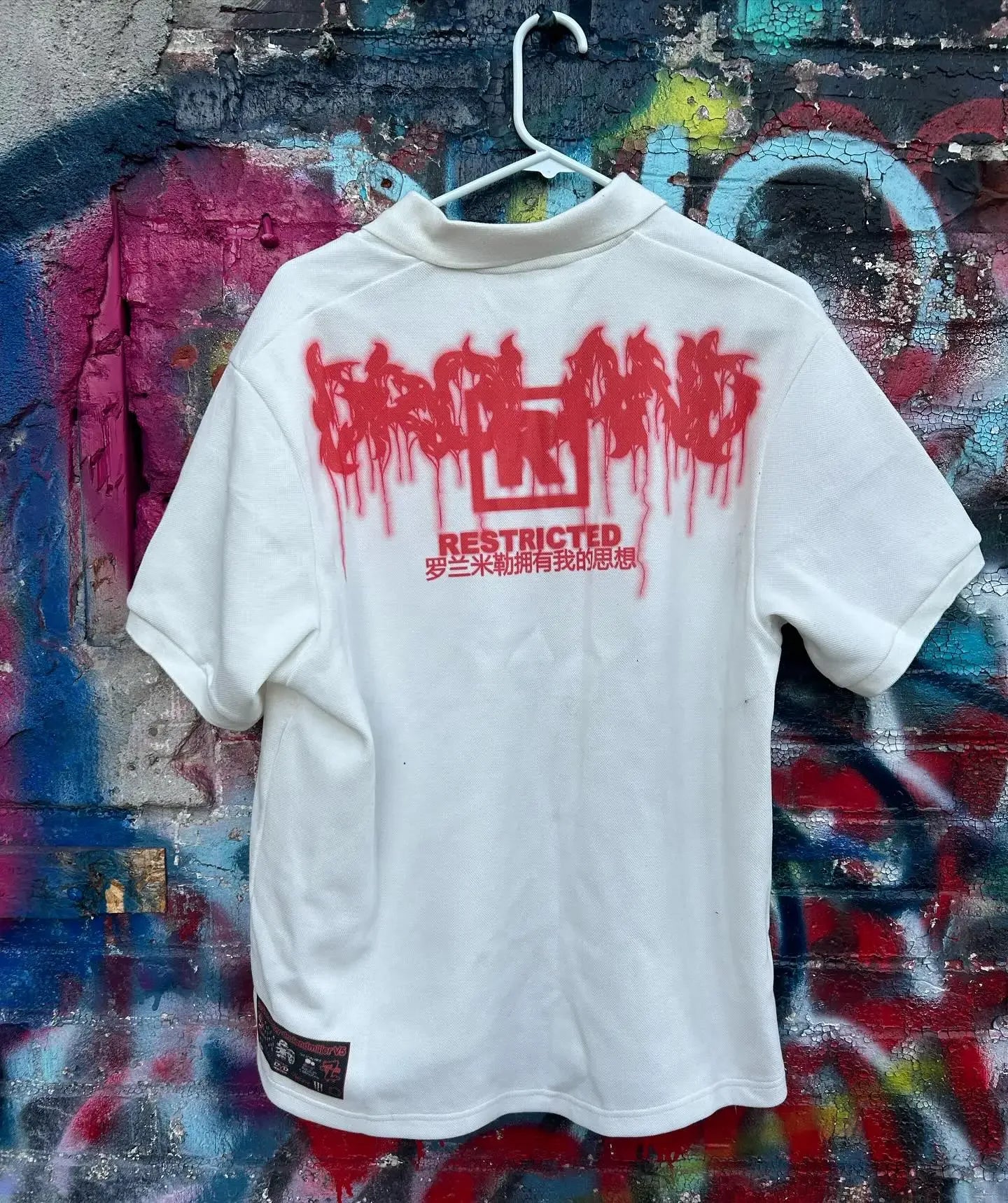 Hearujoy Harajuku Drolandmiller Print Graphic T Shirts Cotton Y2k Tops Retro Men Women Goth pro choice V-neck Short Sleeve Streetwear