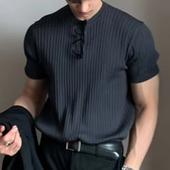 HEARUJOY  -  Men T Shirt T Shirt Casual Men O Neck Short Sleeve Solid Color Streetwear T Shirt For Men Fashion High Quality