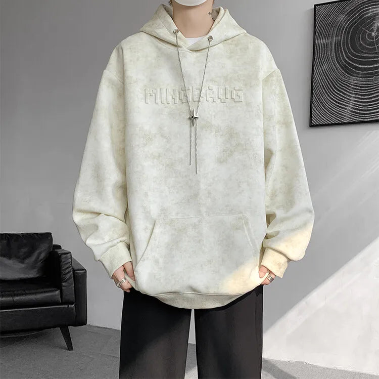 HEARUJOY  -  Casual Long Sleeves Hoodies Summer Hip Hop Loose Skateboard Casual Men's Streetwear PUNK Clothes Plus Oversized 6XL 7XL