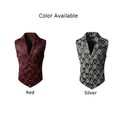 HEARUJOY  -  Men Retro Suit Waistcoat Formal Gothic Steampunk Victorian Single Breasted Vest Men's Clothing Sleeveless
