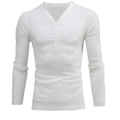 HEARUJOY  -  Comfy Hot Mens Top T-shirt Casual Comfortable Daily Holiday Long Sleeve Muscle Party Plain Polyester Regular Slim