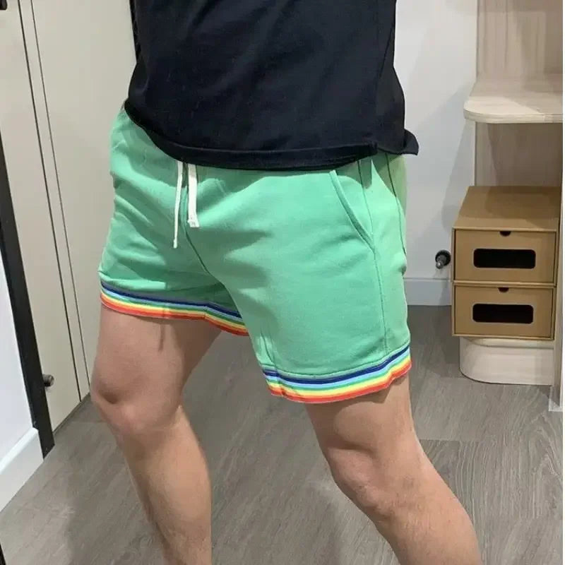HEARUJOY  -  Shorts for Men Sweat Drawstring Joggers Sports Summer New in Pant 2025 Casual Xl Fashion Personalizate No Logo Man Short Pants