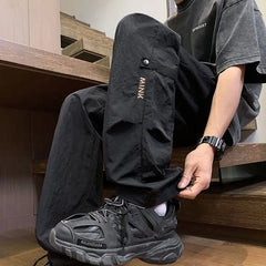HEARUJOY  -  Men's Summer Lightweight Loose Straight-Leg Ice Silk Casual Pants