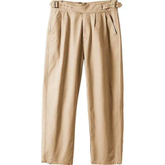 HEARUJOY  -  Spring Autumn Vintage Men's Gurkha Pants British Style Casual Straight Trousers Adjustable Waist Belt Naples Pant For Male