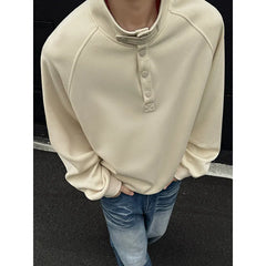 HEARUJOY  -  Grey Black Hoodie Men Casual Stand Up Collar Sweatshirt Men Streetwear Korean Loose Pullover Hoodie Mens Hoody Plus Size 4XL