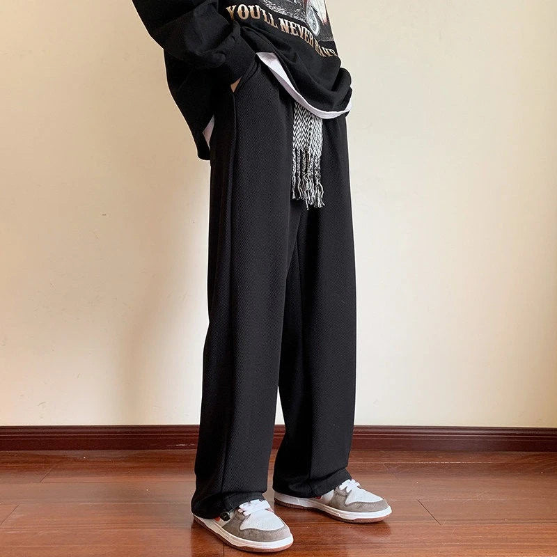 HEARUJOY  -  Trousers Wide Leg Man Sports Pants Retro Korean High Quality Cool Casual Harajuku Clearance Sale Y2k Oversize Sweatpants for Men
