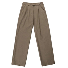 HEARUJOY  -  Light luxury Solid Suit Pants Men Loose straight Trousers Fashion Business Society Korean Casual Pants Adjustable Waist Belt