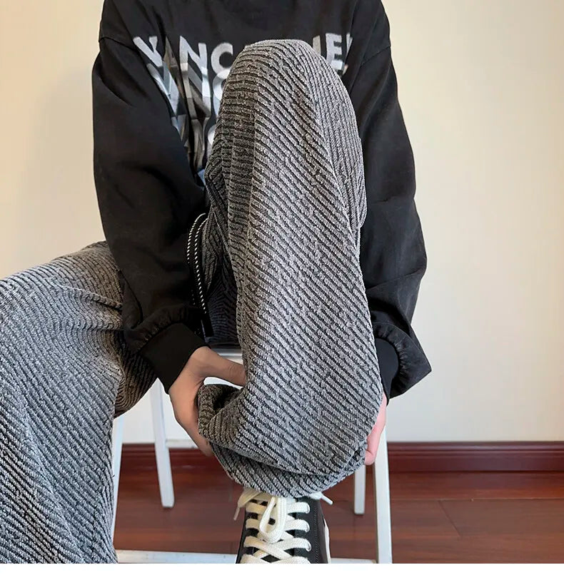 HEARUJOY  -  New Men's Hiphop Pants Men's Ins High Street Spring And Autumn Assault Pants Harem Trousers Sweatpants