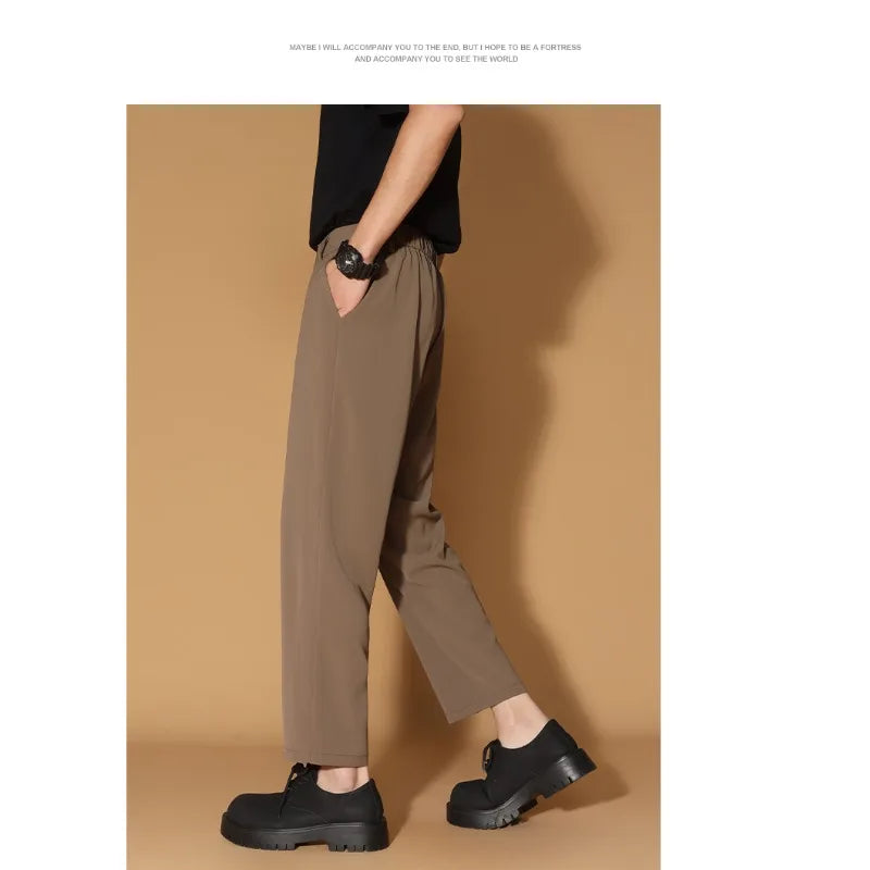 HEARUJOY  -  Mens Pants Fashion Men's Pants Summer Suit Pants Casual Korean Men's Pants Joggers Men Streetwear Casual Sports Large Size 8XL-M
