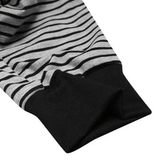 HEARUJOY  -  Striped One-Piece Sleepsuit Men's Slim-Fit Long-Sleeve Autumn-Winter New Homewear