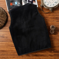 HEARUJOY  -  Men Winter 6XL Vest Autumn Outdoor Windproof Thicken Vest Jacket Male Fleece Warm Sleeveless Coats Men Slim Fit Waistcoat