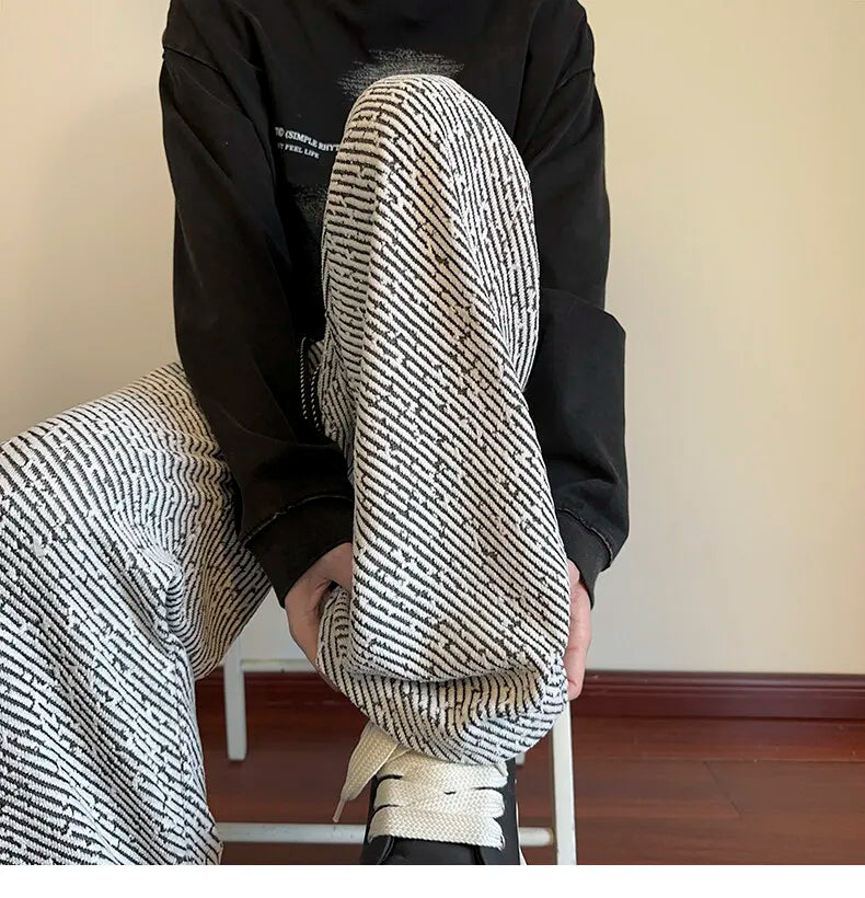 HEARUJOY  -  New Men's Hiphop Pants Men's Ins High Street Spring And Autumn Assault Pants Harem Trousers Sweatpants