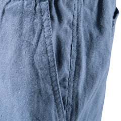 Hearujoy Cotton Linen Men's Shorts Solid Color Breathable Casual Gym Shorts Men Summer Beach Fashion Shorts for Men