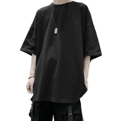 HEARUJOY  -  Summer T-shirt For Men Men Casual Shirt Casual Pullover Top Half Sleeve Style O-neck Design Regular Length