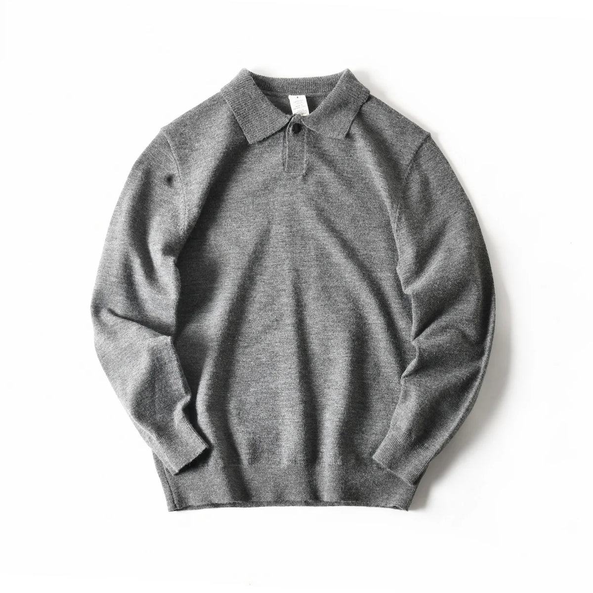 HEARUJOY  -  American-style Soft Skin-friendly Warm Breathable Loose-fit Casual Turn-collar Knitted Sweater for Men Autumn Winter Pullover