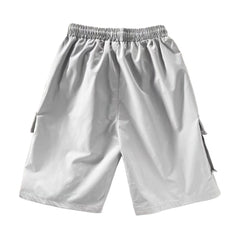 HEARUJOY  -  Beach Activities Black Men Basketball Shorts Men Sports Basketball Shorts Brand New Condition Lightweight Fabric