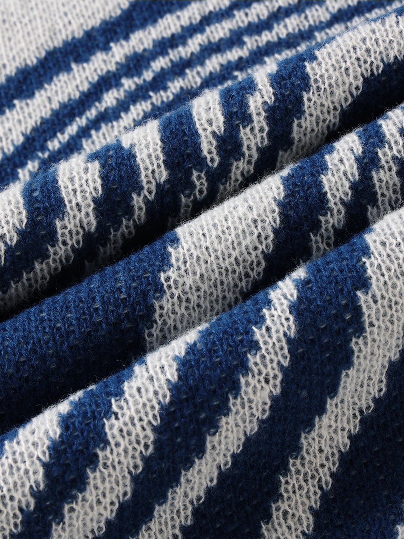 HEARUJOY  -  New Popular Street Ripped Abstract Starry Sky Pattern Pullover Ripped Sweater Casual Round Neck Knitted Men's Pullover
