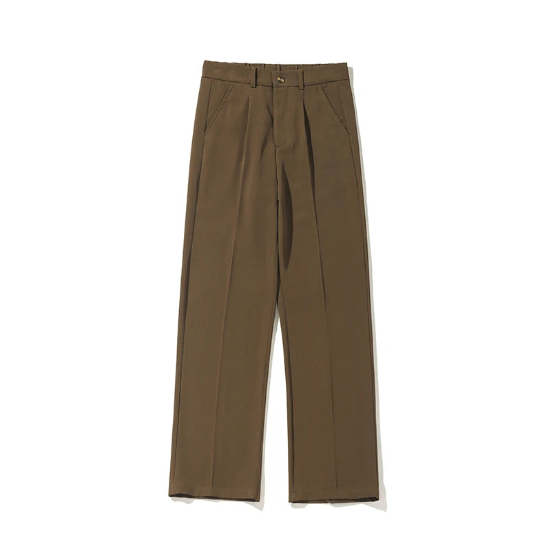 HEARUJOY  -  Khaki/Black/Gray Mens Korean Solid Color Harem Pants Japanese Streetwear Harajuku Casual Loose Trousers Plus Size 5XL-M