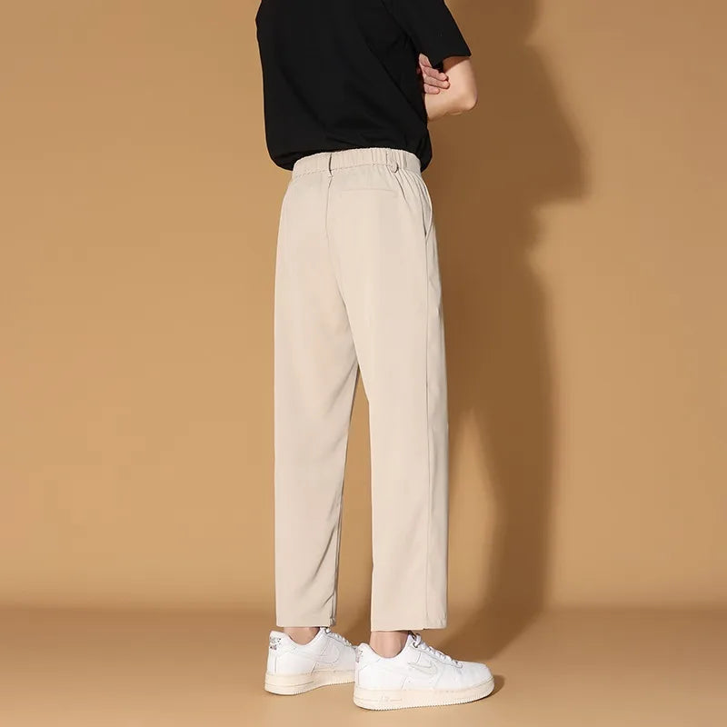 HEARUJOY  -  Mens Pants Fashion Men's Pants Summer Suit Pants Casual Korean Men's Pants Joggers Men Streetwear Casual Sports Large Size 8XL-M