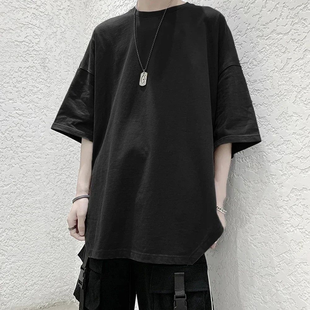 HEARUJOY  -  Summer T-shirt For Men Men Casual Shirt Casual Pullover Top Half Sleeve Style O-neck Design Regular Length