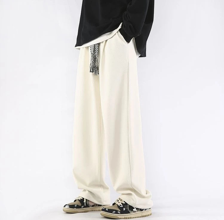HEARUJOY  -  Trousers Wide Leg Man Sports Pants Retro Korean High Quality Cool Casual Harajuku Clearance Sale Y2k Oversize Sweatpants for Men