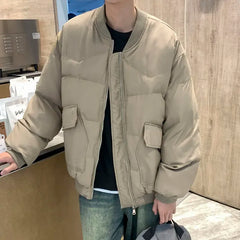 HEARUJOY  -  Cotton Jacket Men's American Bread Winter Plus Velvet Thickened Warm Cold-resistant Work