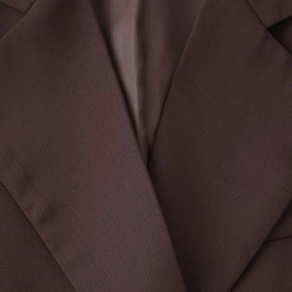 HEARUJOY  -  Casual Lapel Blazer Jacket Lapel Jacket Casual Jacket 72-74.5 Cm Women Blazer Brand New Condition Cuff Buttons Design