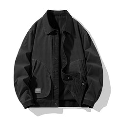 HEARUJOY  -  American Heavy Cargo Men's Casual Design Sense Loose Thin Flight Jacket Spring and Autumn New