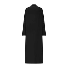 HEARUJOY  -  Men's Muslim Robes Middle East Arab Ramadan Islamic Zipper V-neck Loose Clothes Stripe  Casual Long Sleeve Shirt Dress Tunic Top