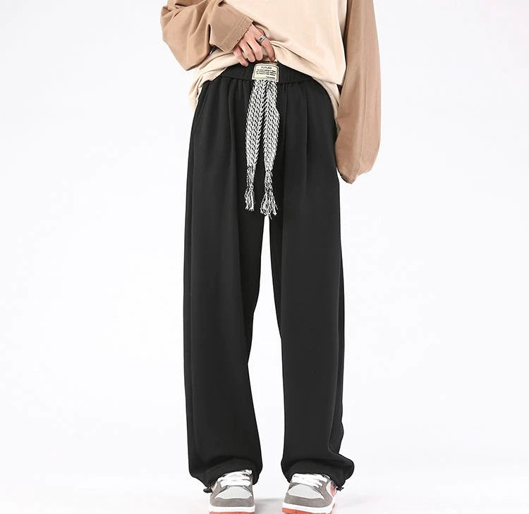 HEARUJOY  -  Trousers Wide Leg Man Sports Pants Retro Korean High Quality Cool Casual Harajuku Clearance Sale Y2k Oversize Sweatpants for Men