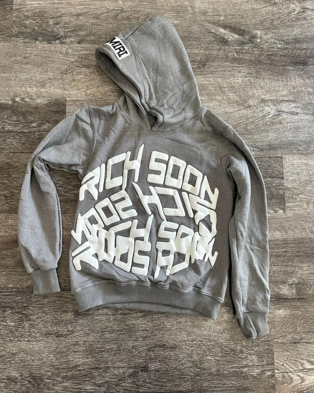 Hearujoy American Rich Soon Hoodies Women Men Streetwear Vintage Oversized Tops Sweatshirt Goth Y2k Clothes Harajuku Men Clothing