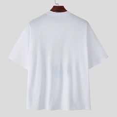 HEARUJOY  -  Men's T Shirt Summer Printing O-neck Short Sleeve Streetwear Men Clothing Oversize Vacation Casual Male Tee Tops