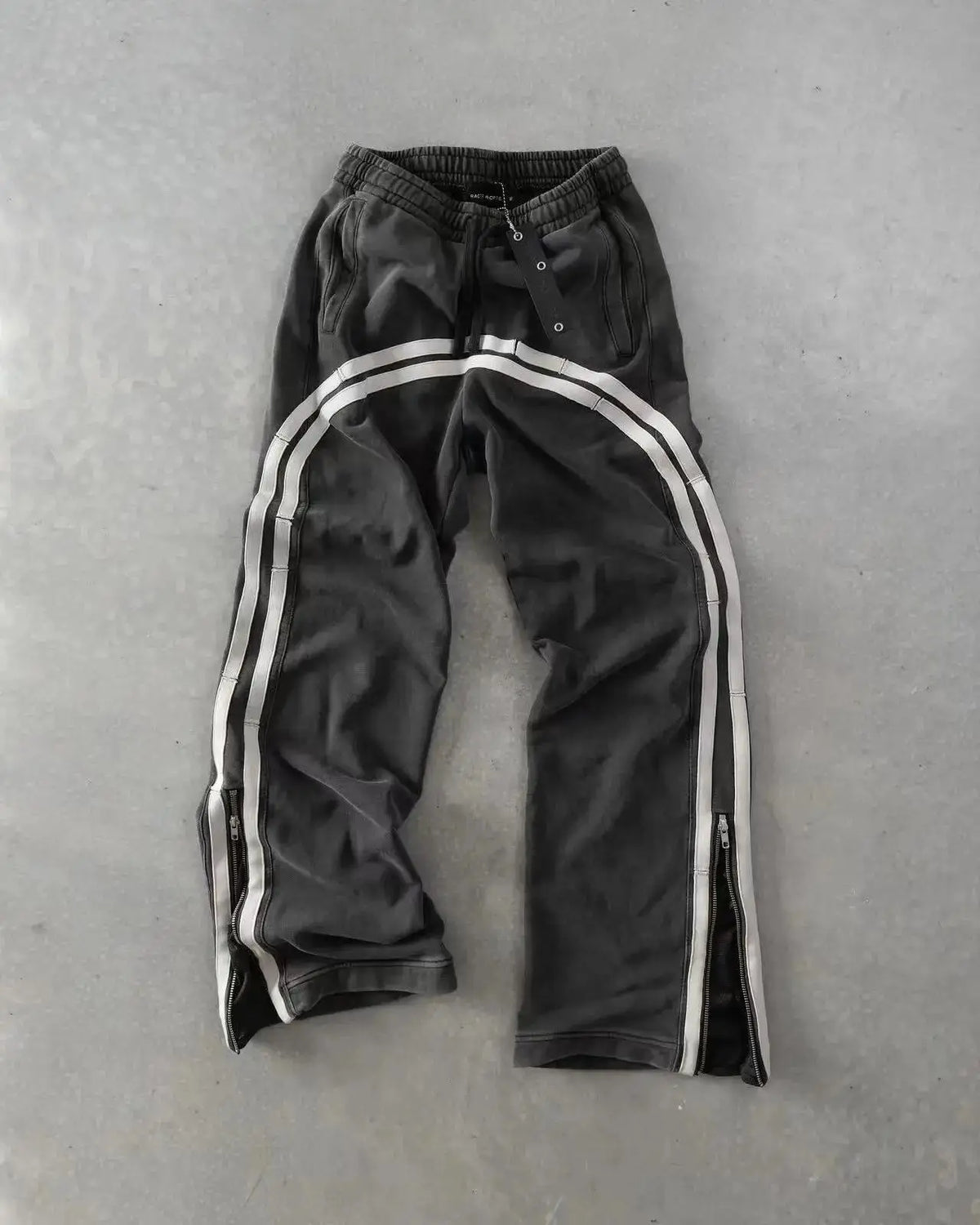 Hearujoy Y2k Embroidery Cotton Stripes Pants New Fashion Hip Hop street Mens Womens Jogger Drawstring Sweatpants Oversize Cargo Trousers