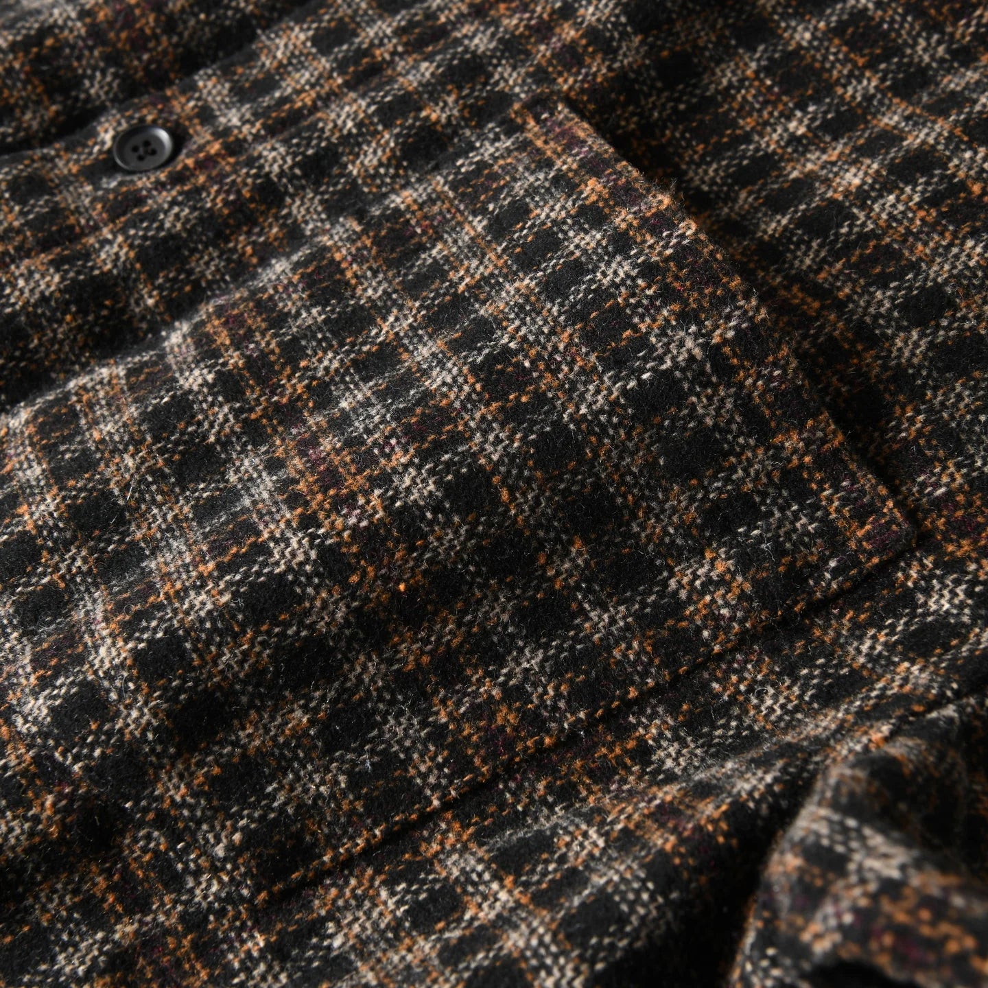 HEARUJOY  -  Autumn Winter American-style Brushed Fleece Skin-friendly Warm Breathable Loose-fit Casual Turn-collar Check Plaid Shirt for Men