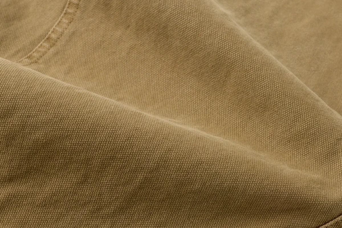 HEARUJOY  -  Premium Men's Garment-Dyed Cotton Canvas Casual Pants American Vintage Spring Summer Relaxed Straight-Leg Comfort Trousers