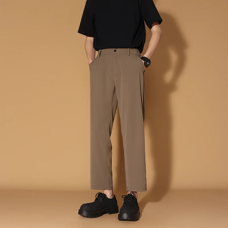 HEARUJOY  -  Mens Pants Fashion Men's Pants Summer Suit Pants Casual Korean Men's Pants Joggers Men Streetwear Casual Sports Large Size 8XL-M