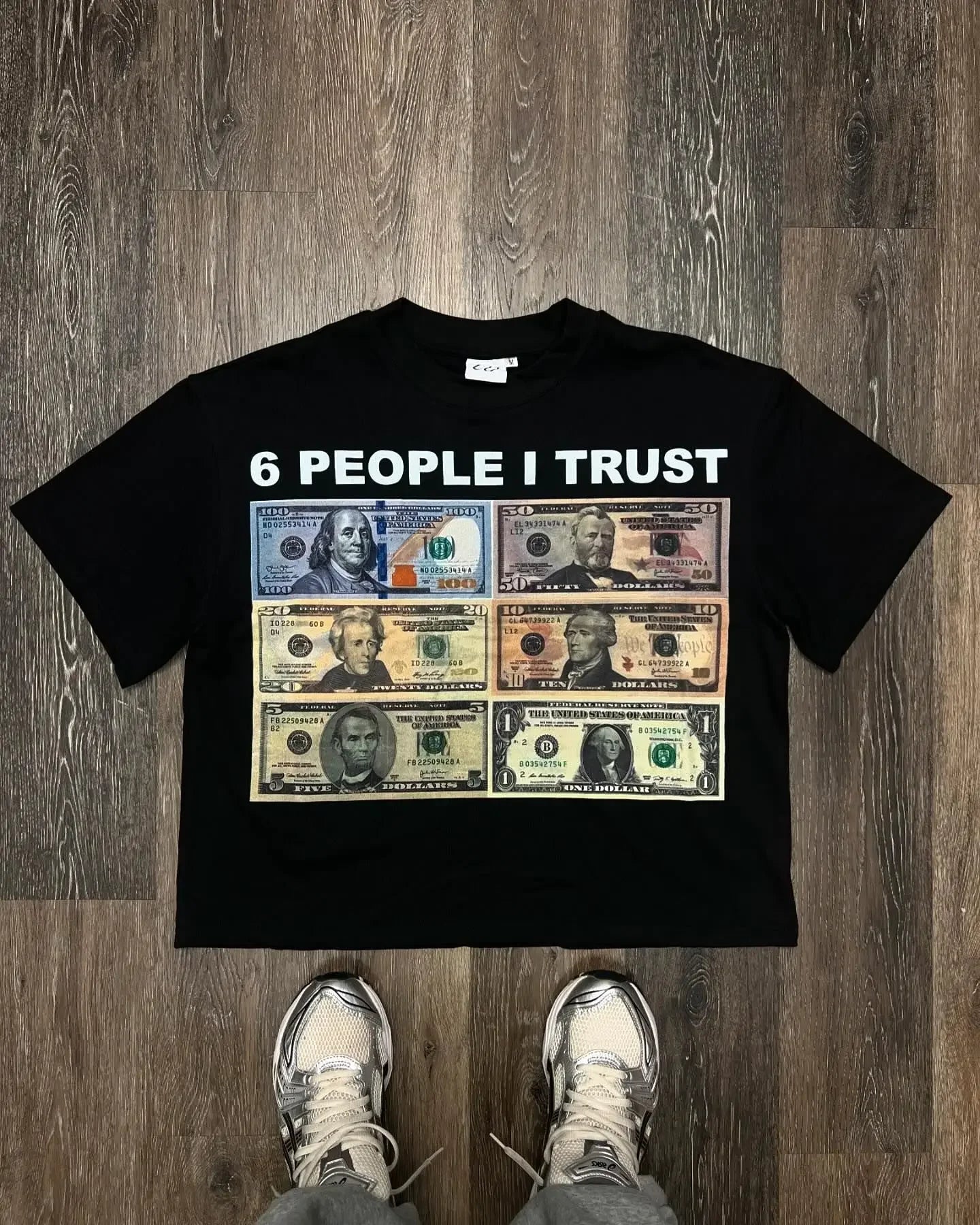 Hearujoy America Funny Money T Shirts Graphic Cotton Streetwear Short Sleeve  Summer Style Hip Hop Y2k Gothic Oversized T-shirt Men Women