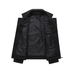 HEARUJOY  -  Zippered Men's Spring Autumn Design New American Casual Jacket Trendy Retro Lapel Handsome