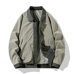 HEARUJOY  -  American Heavy Cargo Men's Casual Design Sense Loose Thin Flight Jacket Spring and Autumn New
