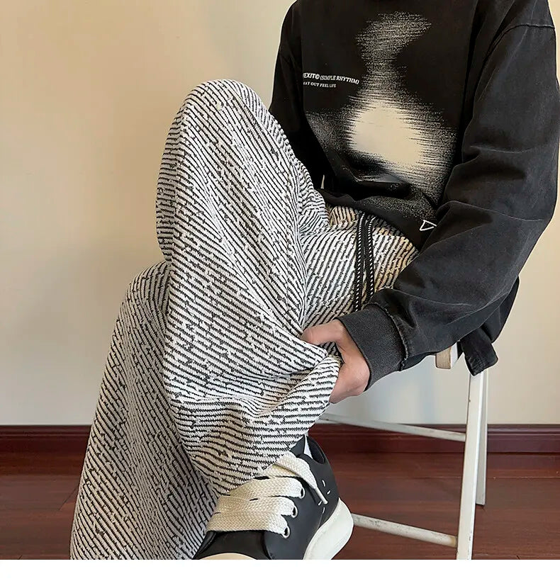 HEARUJOY  -  New Men's Hiphop Pants Men's Ins High Street Spring And Autumn Assault Pants Harem Trousers Sweatpants