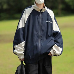 HEARUJOY  -  Spring Autumn Men Jackets Embroidery Baseball Coats Zipper Outerwear Hip Hop Streetwear Male Casual Loose Windbreaker