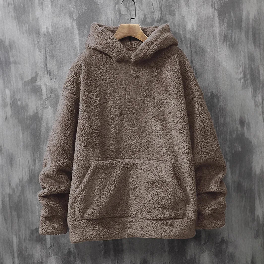 HEARUJOY  -  Winter New Trade Slim Fit Round Neck Long Sleeve Coral Fleece Casual Base Layer Men