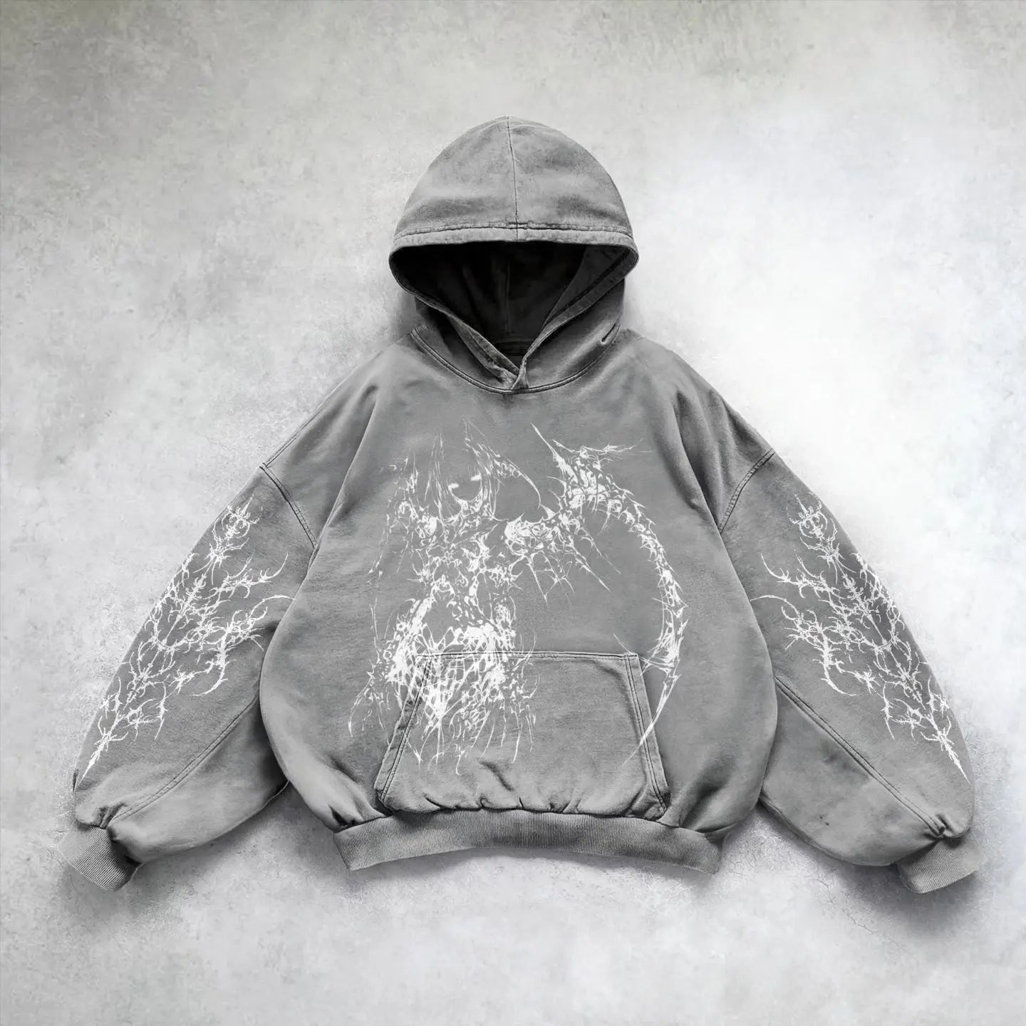 Hearujoy Harajuku y2k tops oversized sweatshirt hoodie goddess print hoodies women goth new couples goth streetwear gothic clothes
