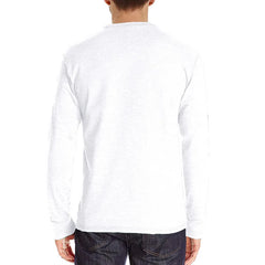 HEARUJOY  -  Spring New Fashion T Shirt Men Basic O Neck Button Long Sleeve T-Shirts Casual Solid Color Breathable Henley Top Tees