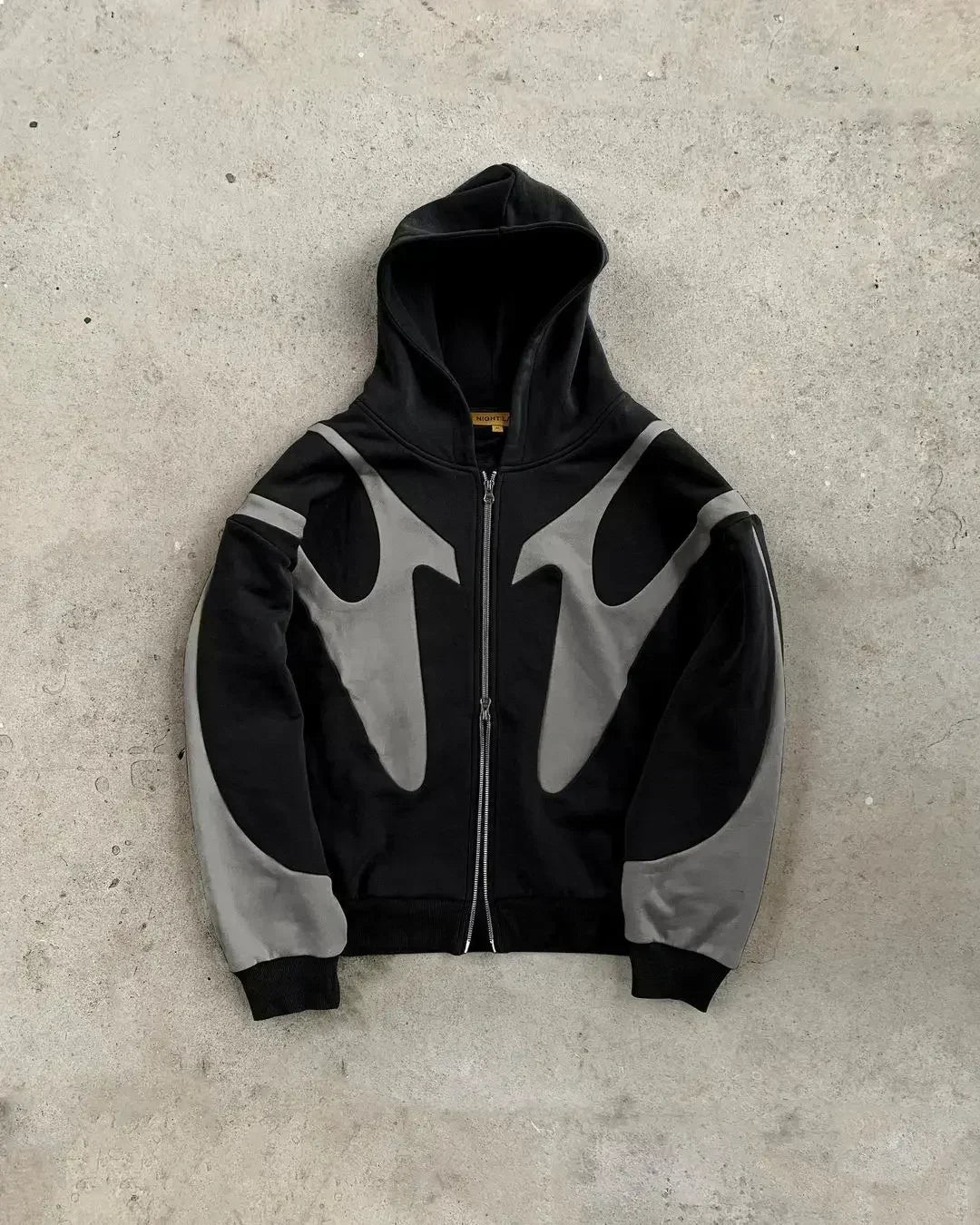Hearujoy Y2K New Flash Diamond Hoodie American Retro Letter Embroidered Oversized Sweatshirt Men’s Hip Hop Gothic Punk Loose Sports Shirt