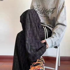 HEARUJOY  -  Summer Straight Chino Corduroy Men's Spring New Fashion Retro Sports Pants Loose Wide-legged Casual